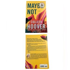 Colleen Hoover 'Maybe Not' Book